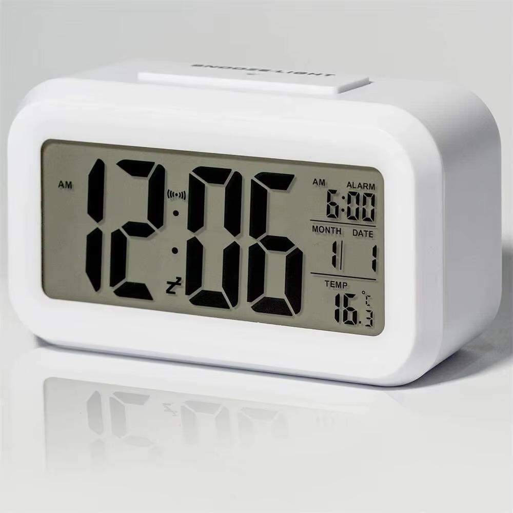 LED Digital Alarm Clock  Multifunction Electronic Backlight Table Clock  Backlight Snooze Calendar Desktop  Electronic Backlight