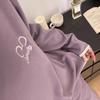Velvet Plus Size Women's Warm Homewear Set - Long Sleeve & Pants for Autumn/Winter