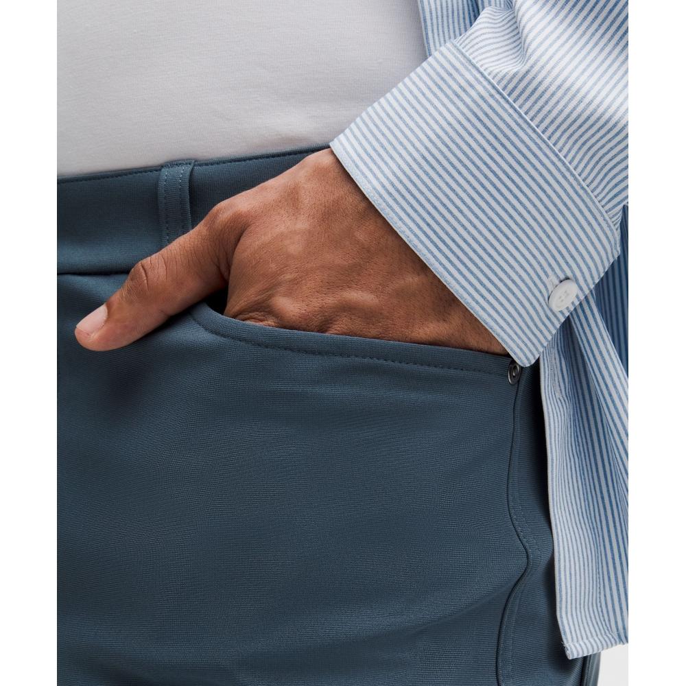 Lululemon Abc Classic Fit 5 Pocket Pant 32l  Warpstreme Iron Blue