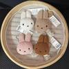 Kawaii Miffy Rabbit Head Doll Backpack Pendant Bag Decorative Accessories Keychain Gift Toys Birthday Gifts