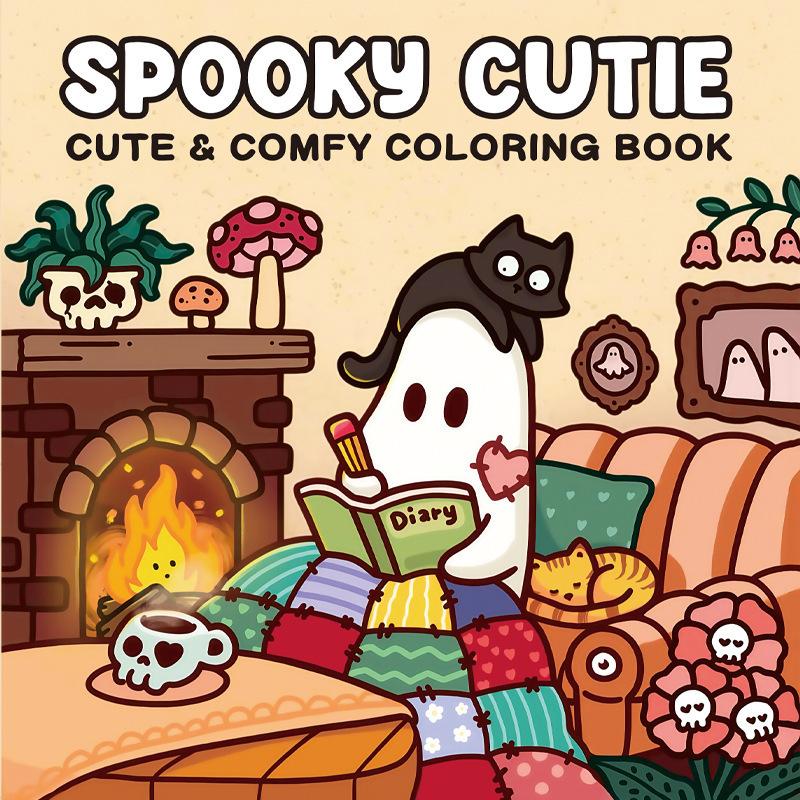 Monster Series Spooky Cutie Kids Graffiti Doodle Coloring Book For Children 1pcs