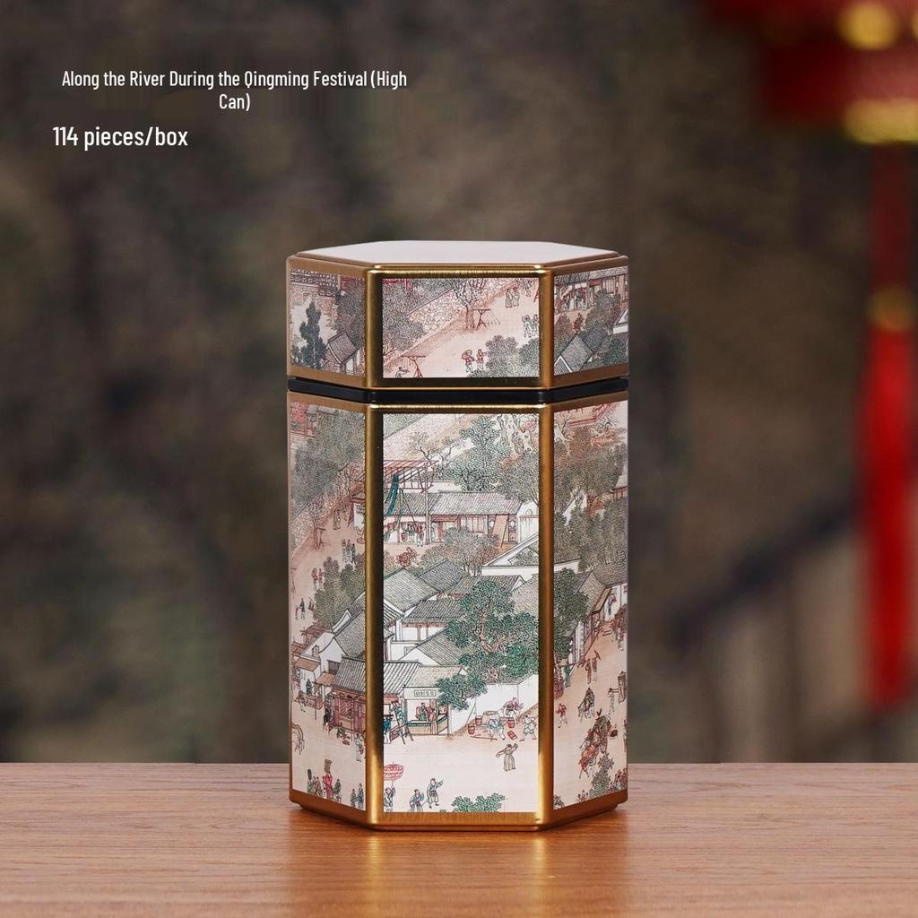 Elegant Mini Tin Tea/Souvenir Box - 10g/20g/50g