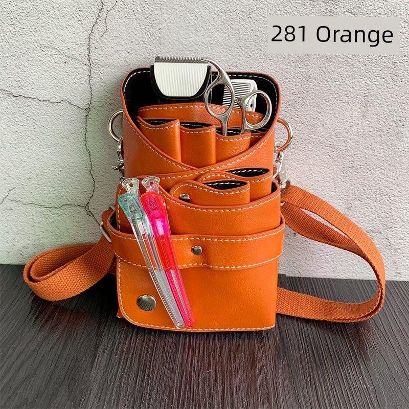 Retro Hairdressing Scissor Kit Dedicated for Hair Stylist Waist Bag Hairdressing Tool Kit New Arrival Pet Beauty Scissor Kit Shoulder Bag