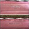 Used CHANEL Matelass Round Zip Long Wallet Pink