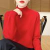 Suéter de cachemira para mujer Qinghe cachemira 30% cachemira 70% lana jersey de otoño e invierno cálido y a la moda