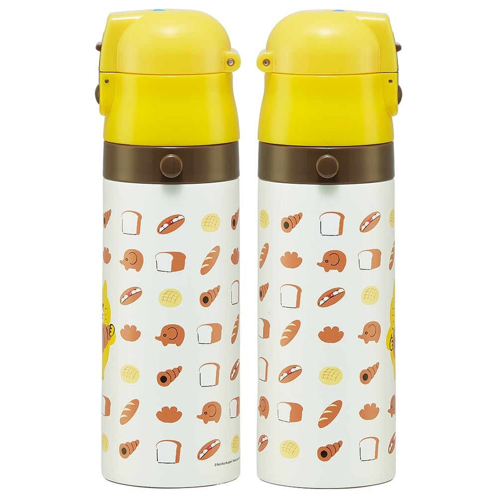 Skater Lightweight Stainless Steel Water Bottle Noraneko Gundan 470ml Direct Drinking Sports Bottle Child-friendly Children's SDC4-A