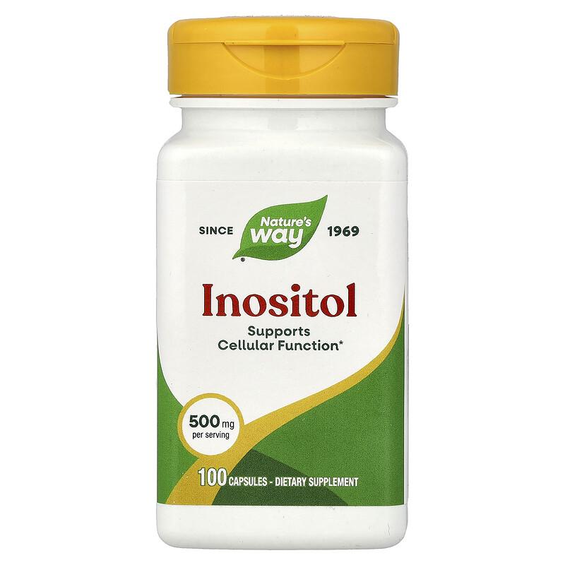 Inositol, 500 mg, 100 Capsules