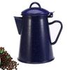 ABWR-2X 1.2L Enamel Coffee Pot Hand Tea Water Kettle Teapot Vintage Home Decor Starry Sky Blue Teapot Cafe Tools