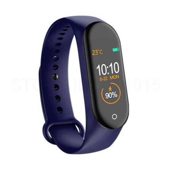 M4 Waterproof Color Screen Heart Rate Monitor Pedometer Sports Smart Bracelet