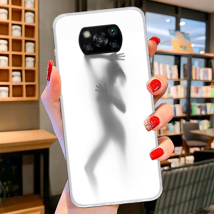 Woman Silhouettes Sexy Lady Girl Cover Phone Case For Xiaomi Poco F7 Ultra X7 X6 X5 Pro M7 Redmi 15C 15 13C 13 12C 12 10C 10 9A