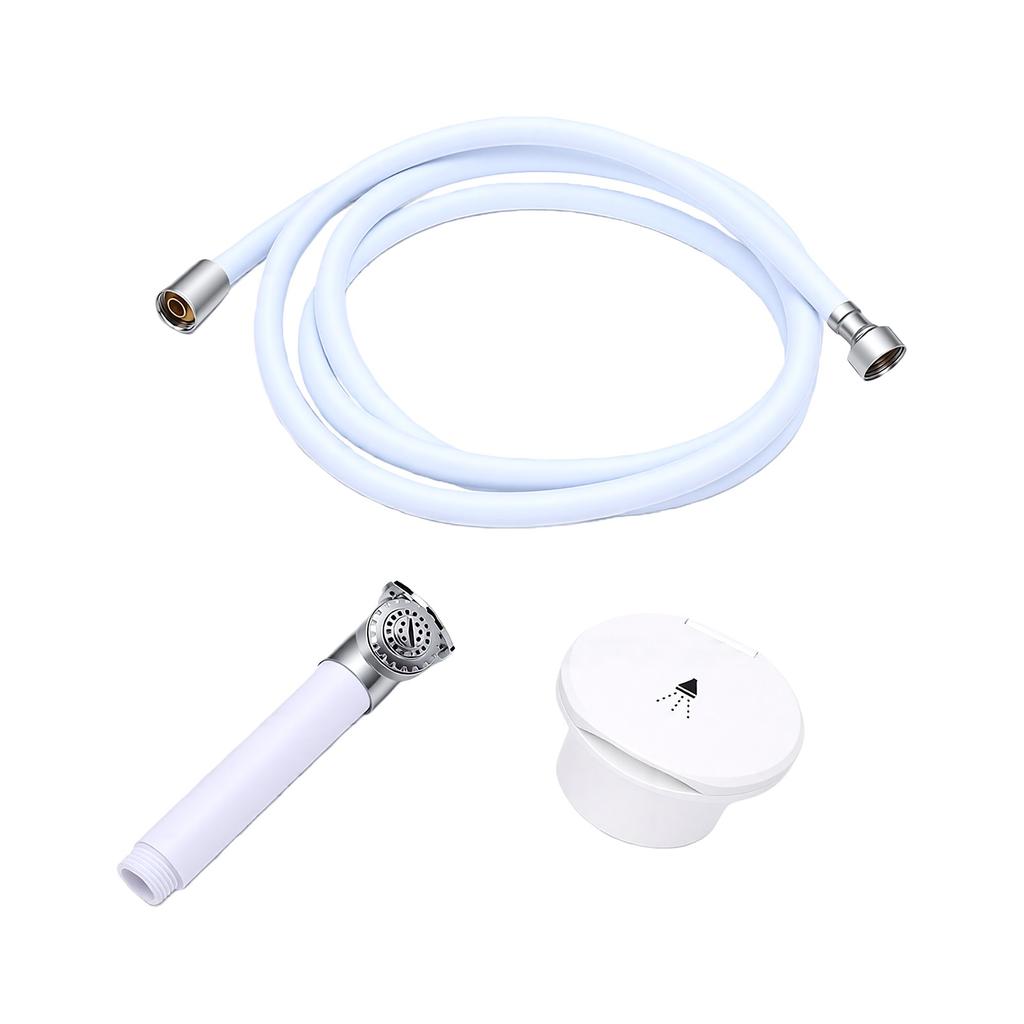 Boat Embedded Shower Head Hand Pressed Stainless Steel Shower Head Sprayer with 2.5M Hose for Marine Yacht