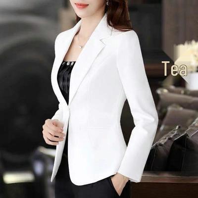 Women's Slim Korean Style Suit Jacket – New Spring/Autumn, Casual & Versatile, Perfect for Commuting.