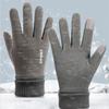 1pair Autumn Winter Outdoor Cycling Gloves Gym Fitness Sports Running Warm Touch Screen Nonslip Gloves Mountaineering Gloves