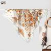 Pañuelo de seda cuadrado estilo coreano para mujer de 70 cm: Protector de Cuello de Moda, Versátil y de Gama Alta para Primavera y Otoño