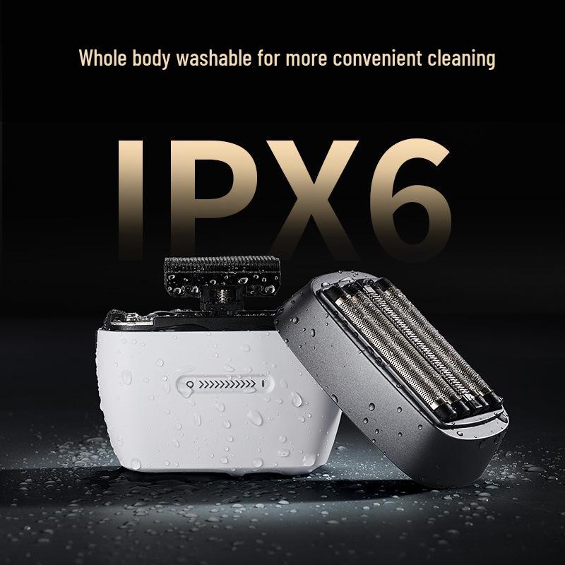 Magnetic Levitation Rechargeable Shaver with Digital Display - Washable Electric Razor for Men