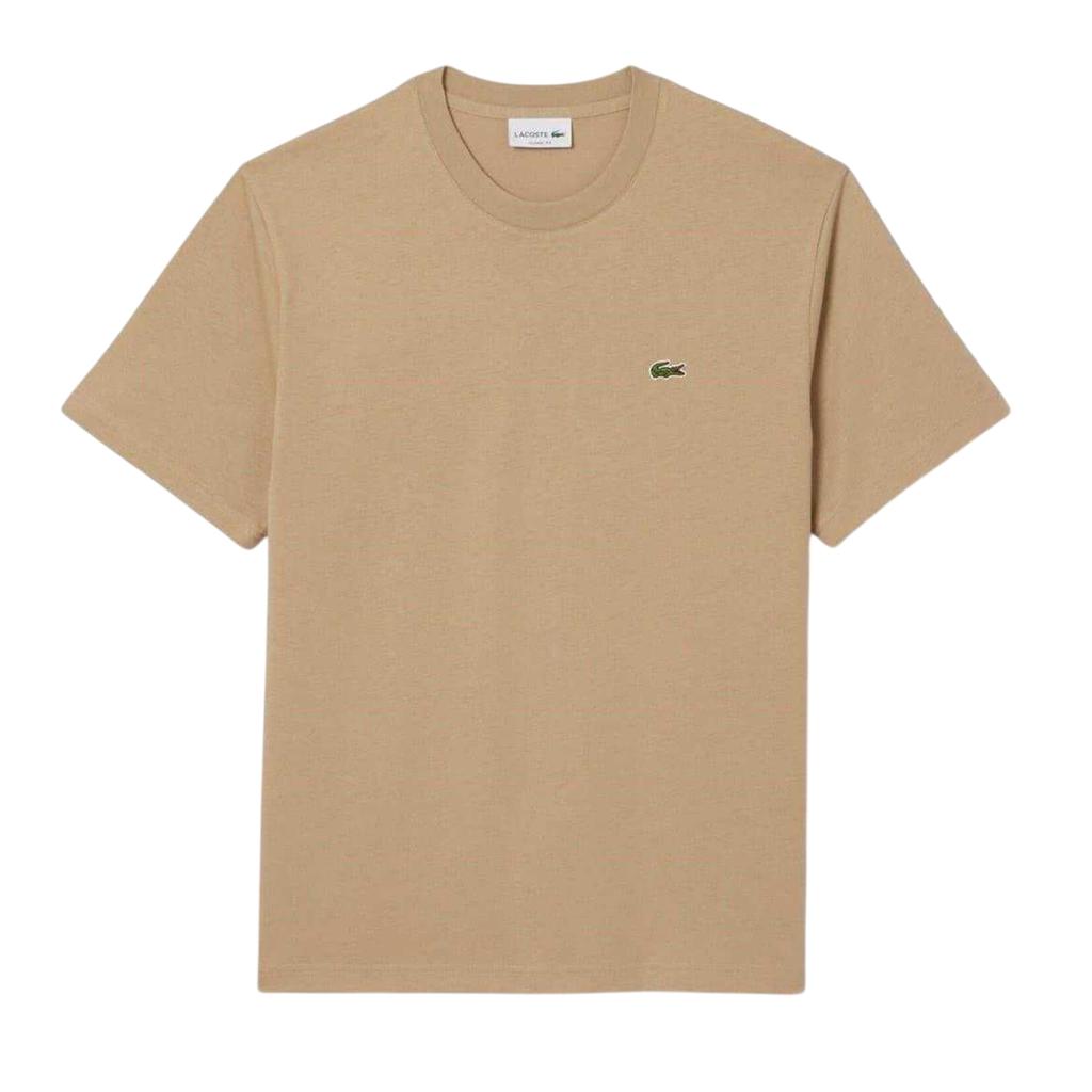 Lacoste Mens Embroidered Logo Premium Cotton T-Shirt