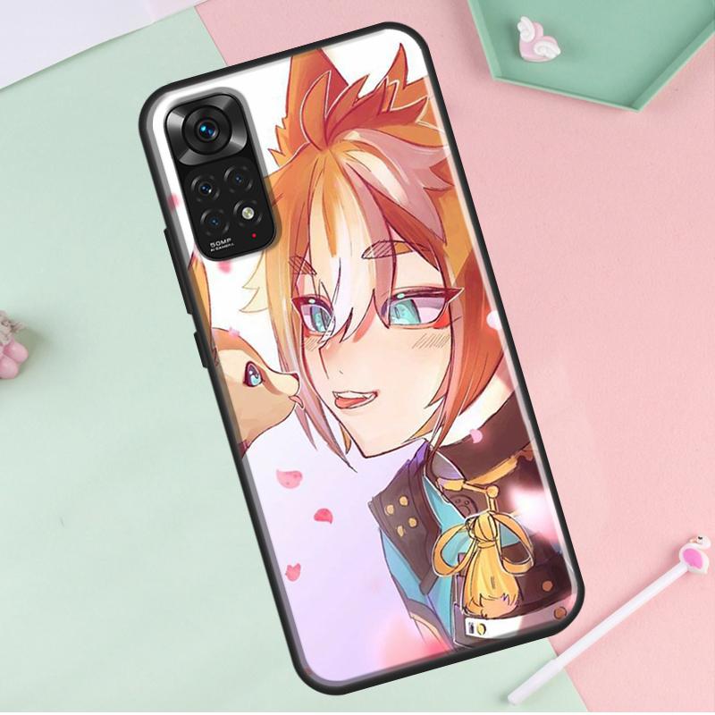 Genshin Impact Gorou For Redmi Note 12 Pro Plus Cover For Redmi Note 10 8 9 11 Pro 12S 11S 10S 9S 9C 10C 12C Case