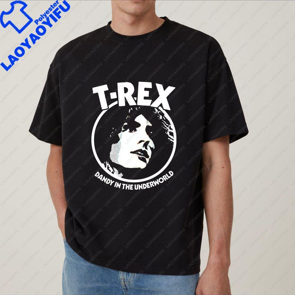 TRex Band Unique Fashion Casual Trendy MultiFunctional ShortSleeved TShirt for Both Unisex and WoUnisex with Round Neck