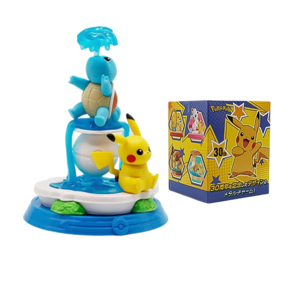 1-6pcs Pok É Mon Blind Box 30th Anniversary Commemorative Edition Pikachu Anime Models Desktop Decorations Pok É Mon Toys Gifts