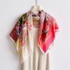 Ocean Treasure Simulation Silk Premium Large Square Scarf Silk Scarf Printed Shawl Decorative Scarf Sunscreen Scarf Headscarf Scarf