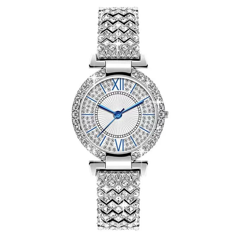 Luxury Rhinestone Woman Watches Fashion Elegant Wristwatch Quartz Watches for Girls Ladies Clock Relogio Feminino Montre Femme