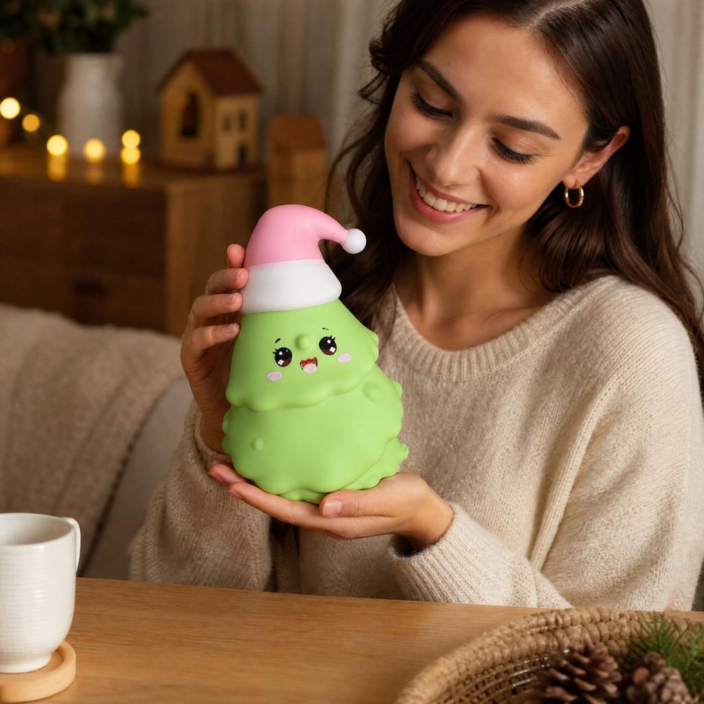 Christmas Tree Toy - Cute Stress Toy for Kids and Adults, Xmas Tree Figure Sensory Toy