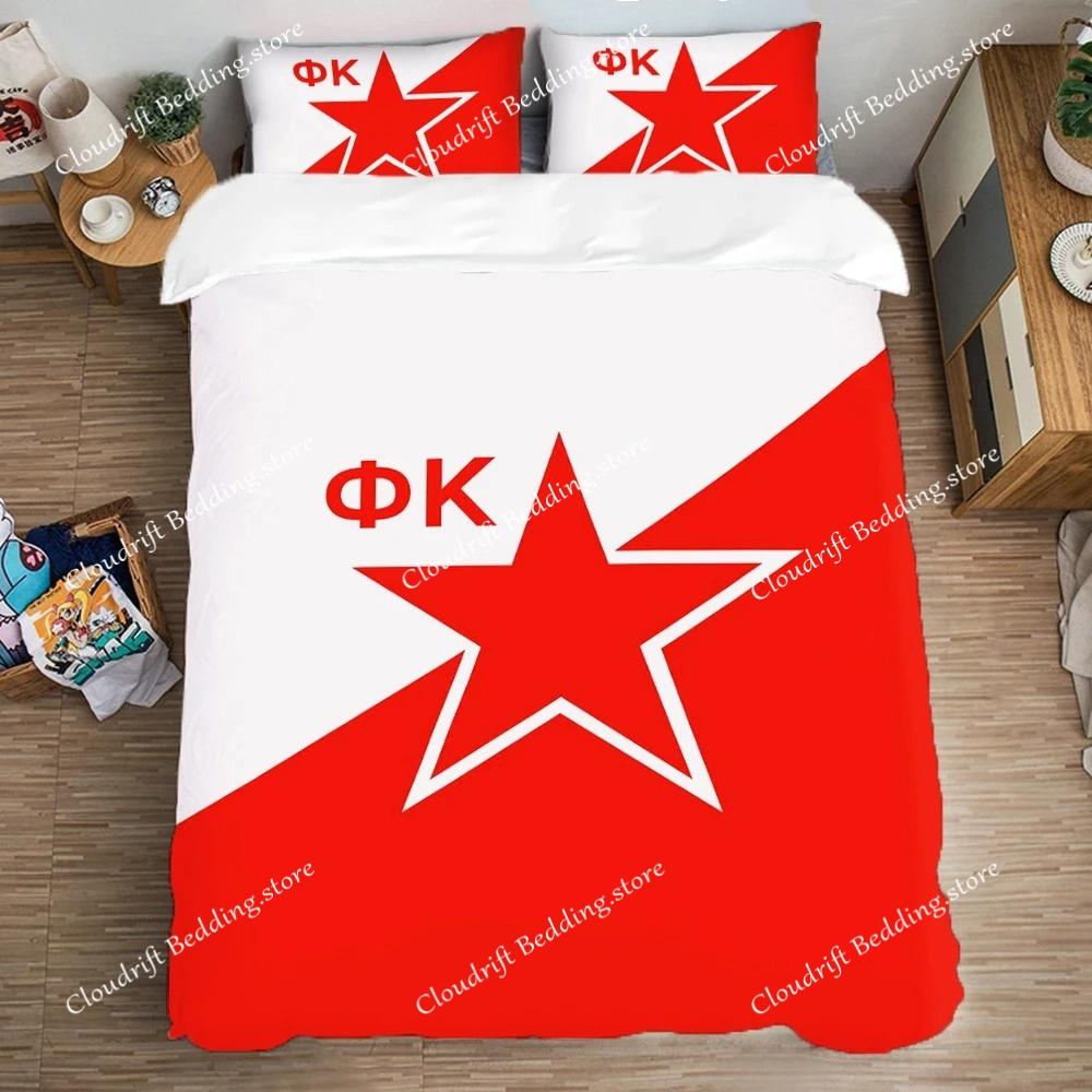 Red Stars of Belgrade Quilt Cover Multiple Sizes Bedding Pillowcase 220x240 Duvets Comforter Sets Duvet Cover 260x240