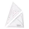 Chart Drawing Triangle Ruler 405mm Large Scale Multifunctional Acrylic Triangle Ruler Protractor Set for Distance