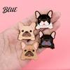 Easy Disassemble Brooch Pin Dog Head Design Enamel