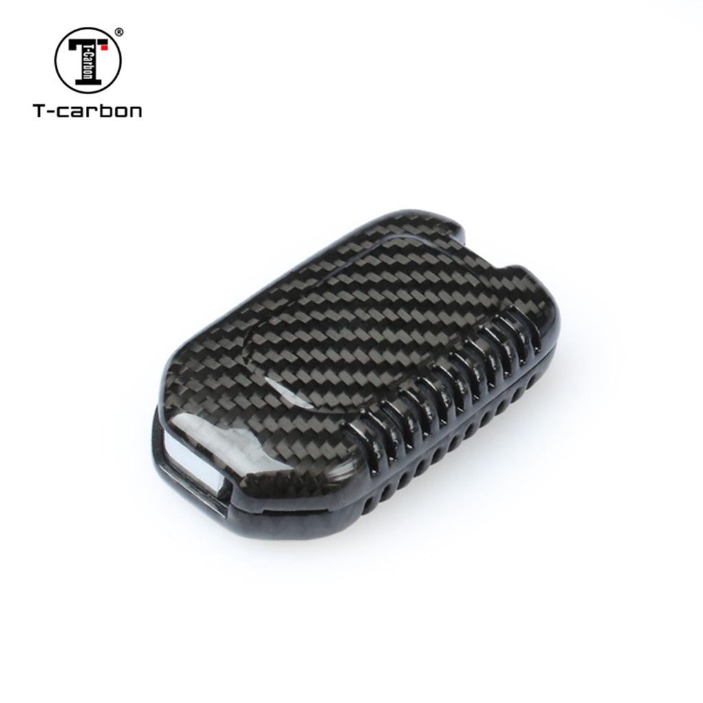 Carbon Fiber Car Key Case Cover Fit For Honda Folding Key T-Carbon Car Key Fob Shell Interior Accessories
