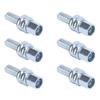 6PCS M6 Hollow Screw Kit High Hardness Steel Alloy Hollow Screw Nut Set for Motorcycle 212cc ATV Go Kart