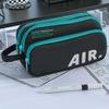 1pcs Slogan Fighting 3-Layer Large Capacity Pencil Case Portable Handle Durable Color Pen Bag Dirty Resistant Pouch