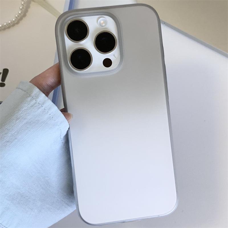 Gradient Skin Feel iPhone 16 Pro Max Case for Apple 17 Frosted, Compatible with 15/14, 13/12 Models.