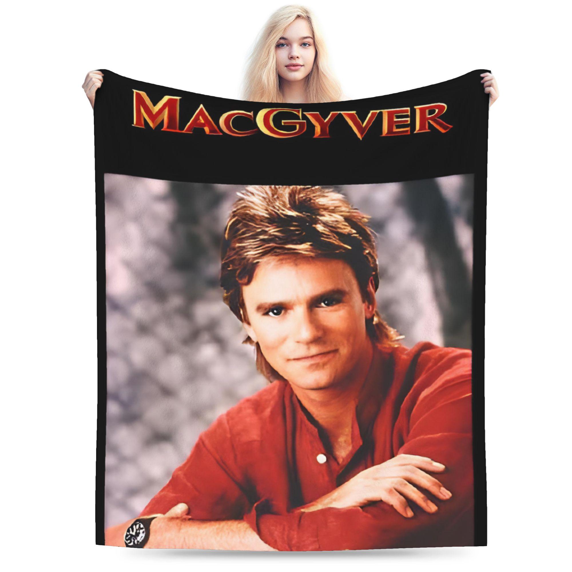 MacGyver TV Series  Blankets Quality Warm  Throw Blanket Winter Kids Adult Couch Chair Novelty Bedspread 75cmx90cm