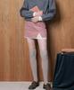 Dear Fear Slow Corduroy Skirt Pink