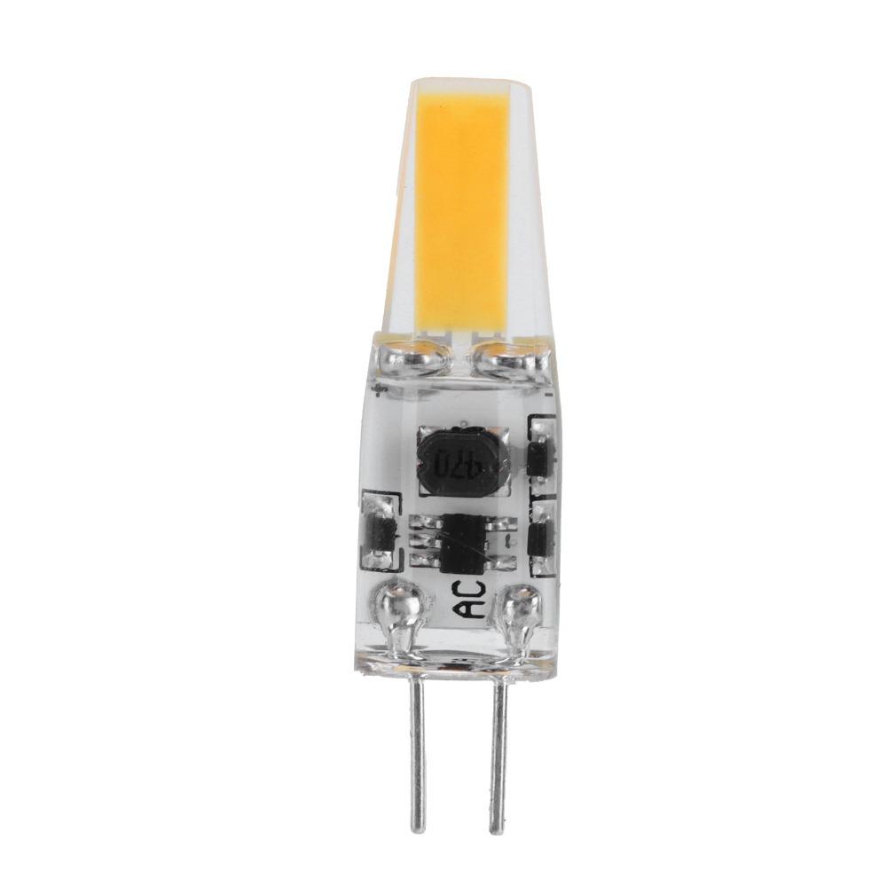 2PCS 6W G4 LED Bulb AC/DC12V COB Chip Bulb Easy Bi-Pin LED Light Lamp Chandelier Lighting