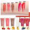 Plumping Lip Oil with Fruit Flavor, Mirror Shine Gloss - Long-Lasting Hydration Makeup for Women