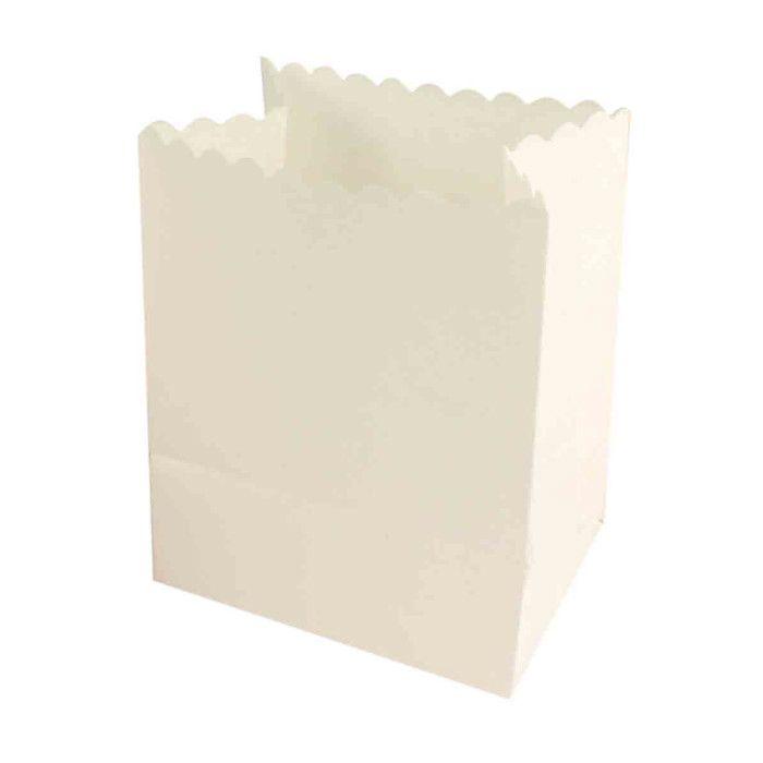 Photophore en papier qui ne s'enflamme pas - 4 pièces (ignifugé)