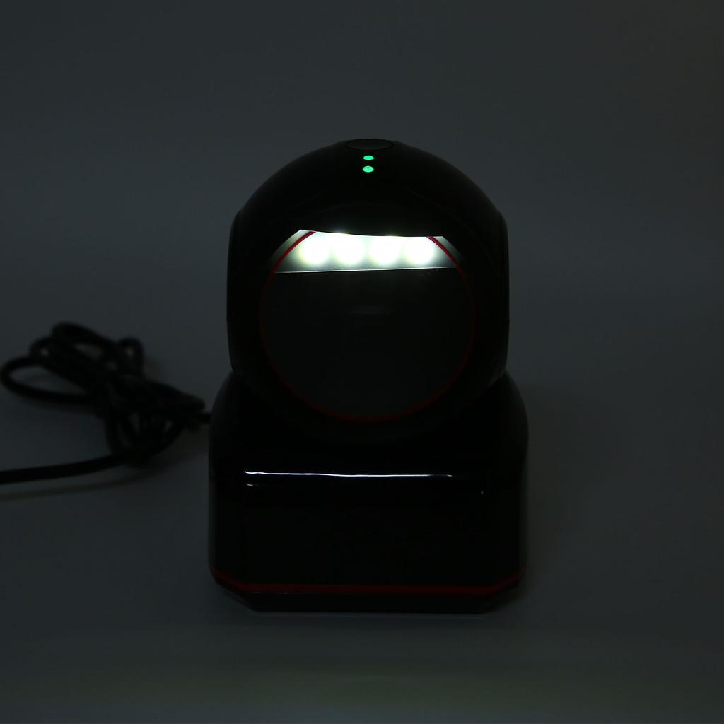 Bar  Scanner USB 2D 1D Omnidirectional Sensing 617nm Red LED Desktop Label Reader for Phone Computer Screens