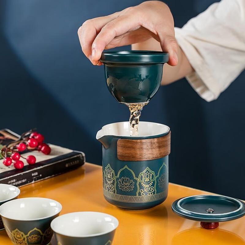 PJB019 Chinese Style Portable Ceramic Tea Set