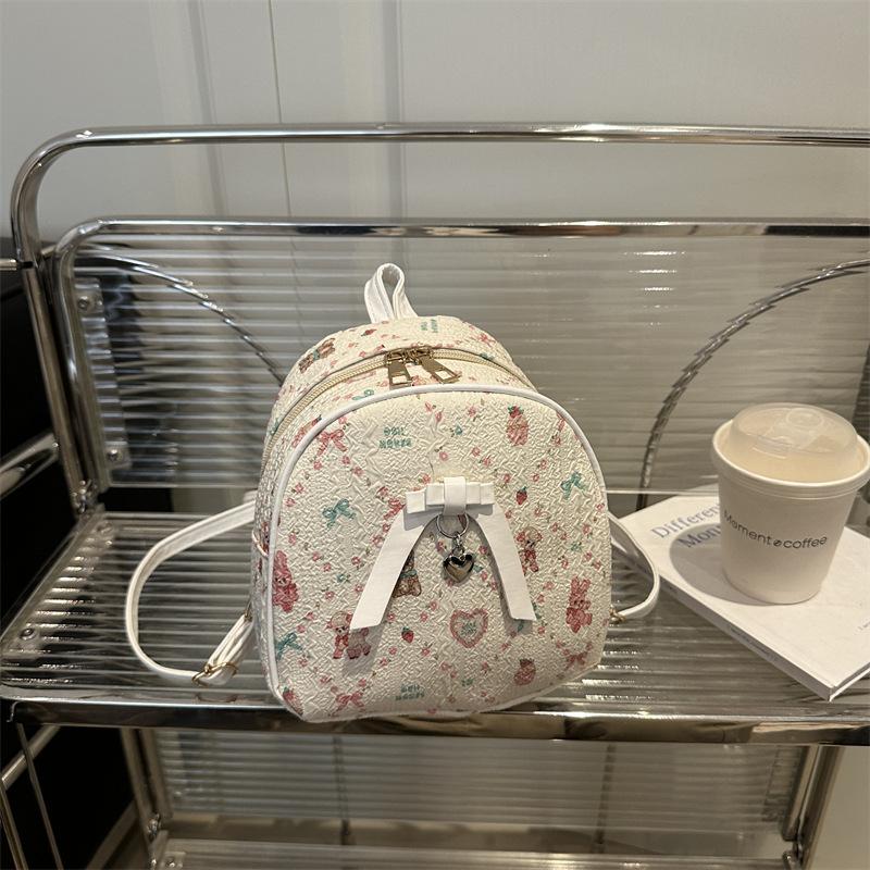 Schoolbag cute women's bag 1011 new cute pattern design versatile ins handbag casual fashion backpack
