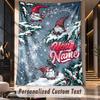 Gnome (63) Theme Custom Tapestry Personalized Custom Name Text Wall Hanging Tapestry Home Decor Background Cloth