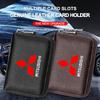 Genuine Leather Car Driver's License, ID Card, Bank Card Wallet For Mitsubishi Lancer 9 Ex Evo ASX L200 Colt Pajero Sport