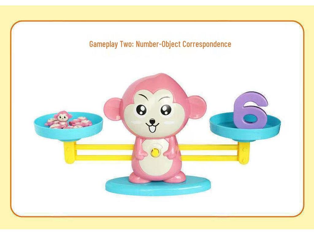 Monkey Balance Game: Addition & Subtraction Educational Toy for Kindergarten