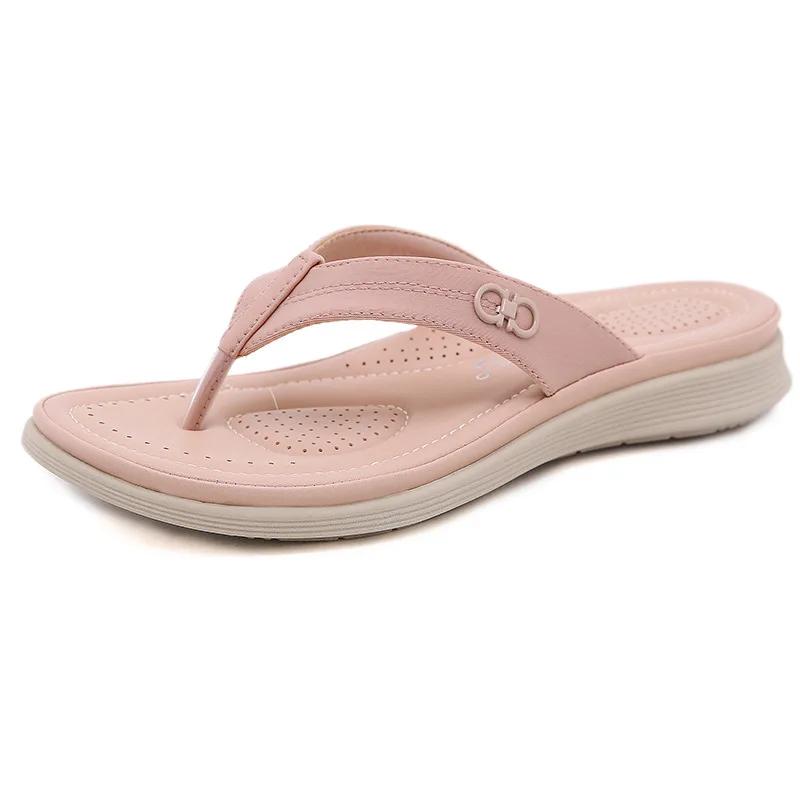 Shoes for Women 36-42 Summer Women's Slippers Wedges Slides Leisure Flip Flops Beach Paltform Sandals Outside Zapatos De Mujer
