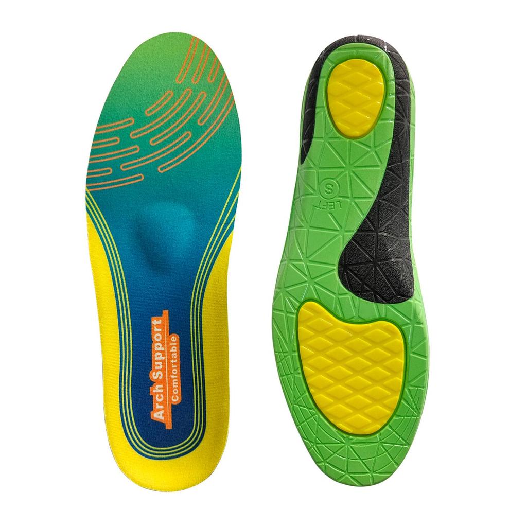 PU Plattfot Fotvalvsstöd Inlägg för X-ben, Stötdämpning & Inåtvänd Fotställning Korrigering för Män & Kvinnor