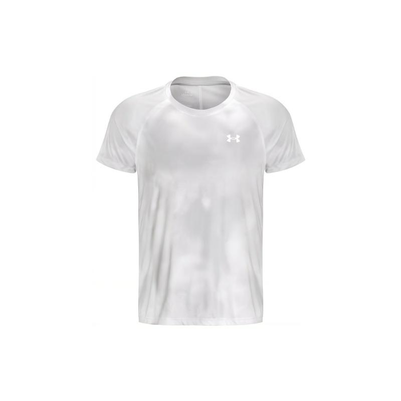 

Under Armour Футболка с коротким рукавом и круглым вырезом Iso-Chill Series Tie-Dye Print, мужские топы, белая 1377882-100 L