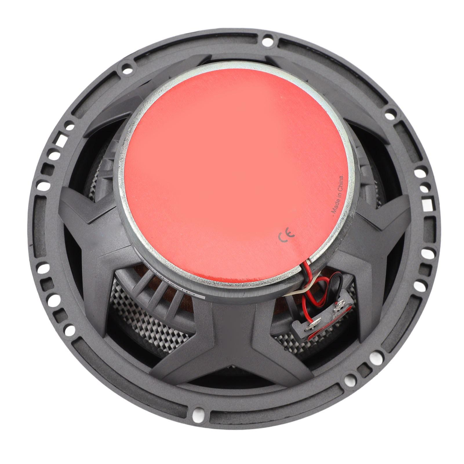 2 шт. 6,5-дюймовые автомобильные коаксиальные динамики 60 Вт Отличное качество звука Коаксиальные стереодинамики для автомобиля 12 В