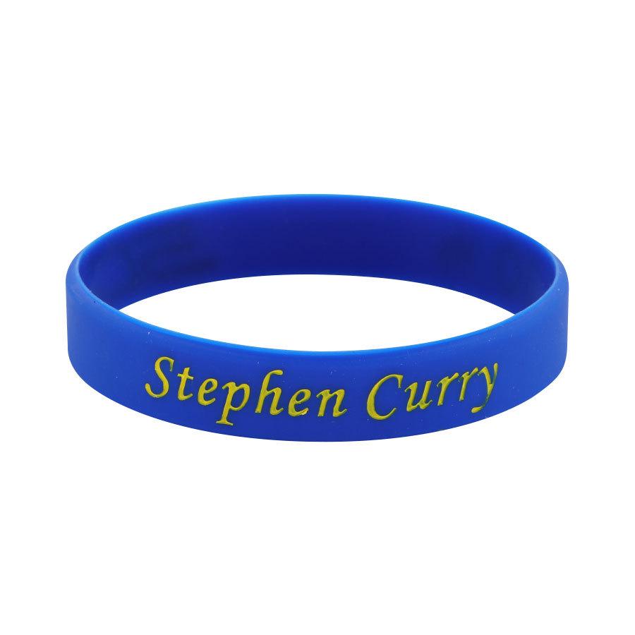 Douyin Popular NBA Star Signature Luminous Silicone Sports Bracelet/Wristband