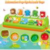 Duchong Pop Up Toys for 1 Year Old Boy Girls, Interactive Cause and Effect Learning Toys with Music & Light for Baby 6 7 8 9 10 11 12 Months,